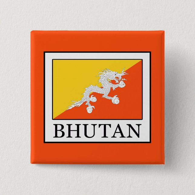 Chapa Cuadrada Bután (Anverso)