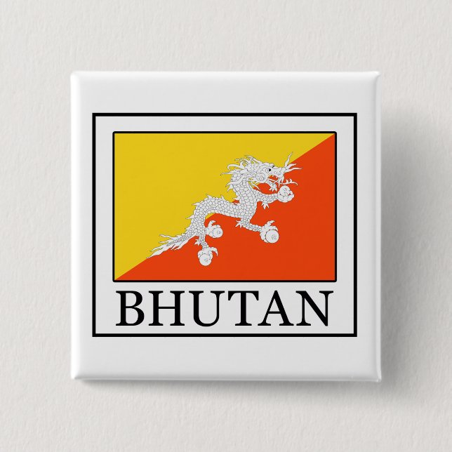 Chapa Cuadrada Bután (Anverso)