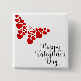 Chapa Cuadrada Butterfly of hearts