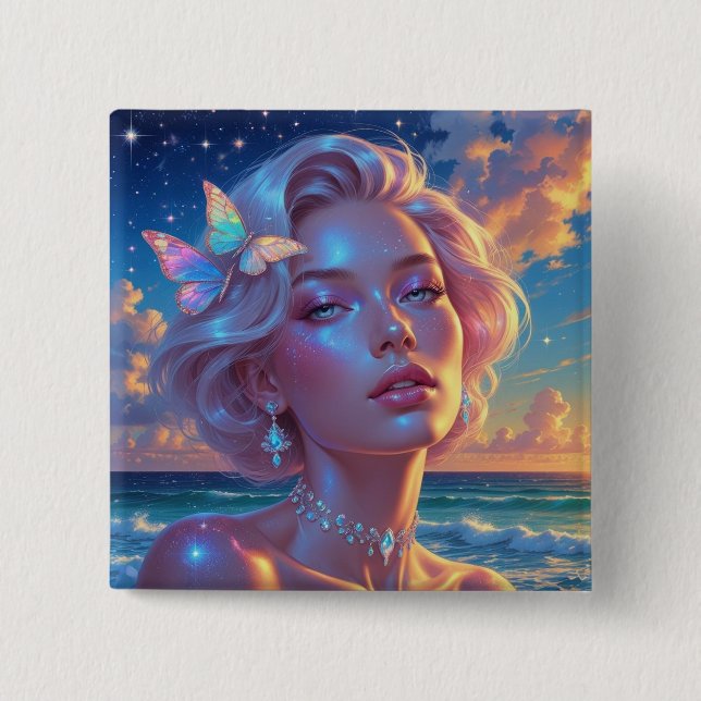 Chapa Cuadrada Button (Anverso)