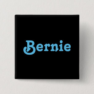 Chapa Cuadrada Button Bernie