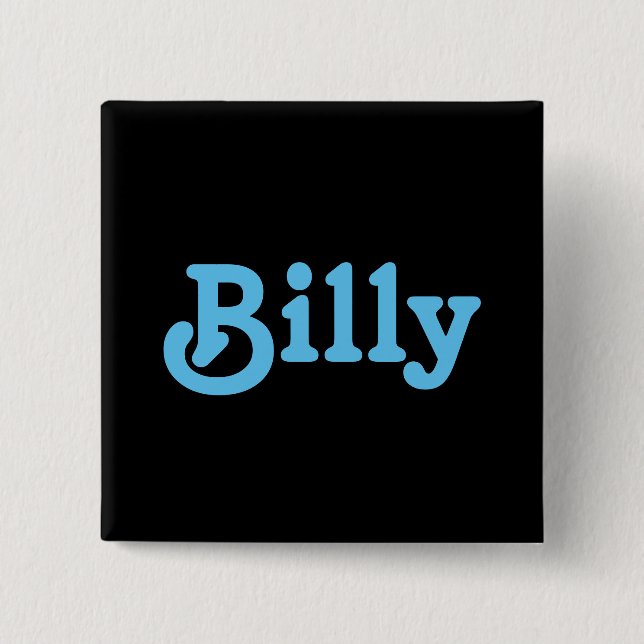 Chapa Cuadrada Button Billy (Anverso)