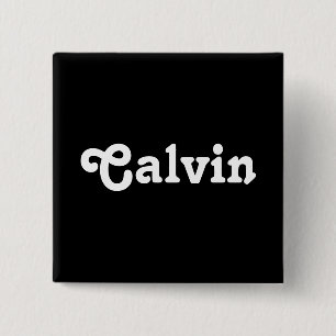 Chapa Cuadrada Button Calvin