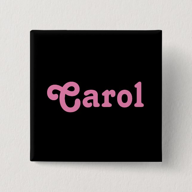 Chapa Cuadrada Button Carly (Anverso)