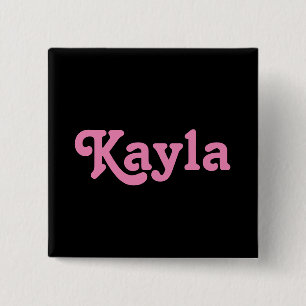 Chapa Cuadrada Button Kayla