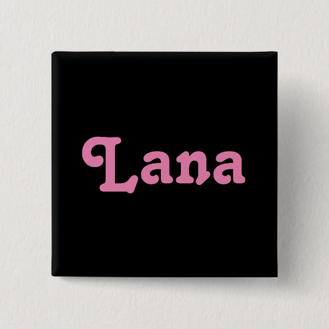 Chapa Cuadrada Button Lana (Anverso)