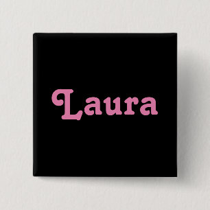 Chapa Cuadrada Button Laura