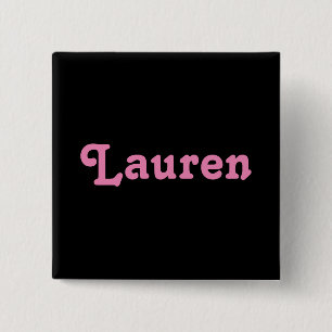 Chapa Cuadrada Button Lauren
