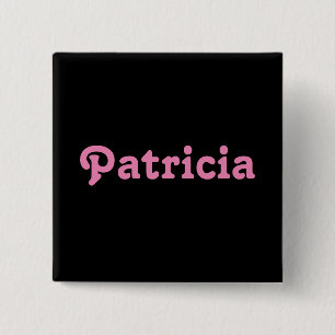 Chapa Cuadrada Button Patricia