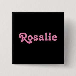 Chapa Cuadrada Button Rosalie