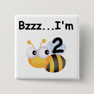 Chapa Cuadrada Buzz Bumblebee camisetas y regalos de cumpleaños