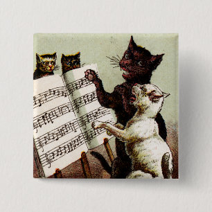 Chapa Cuadrada C. 19. Cantando gatos