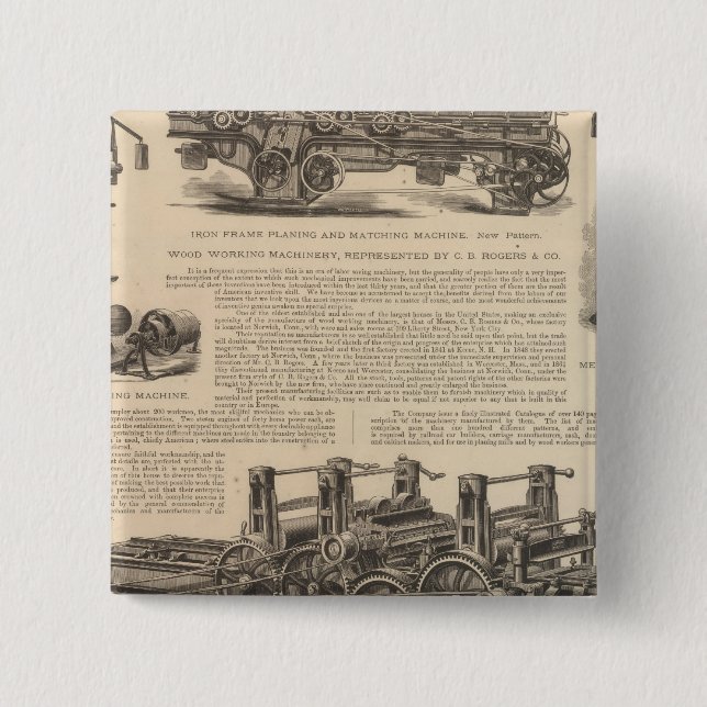 Chapa Cuadrada C B Rogers and Company (Anverso)