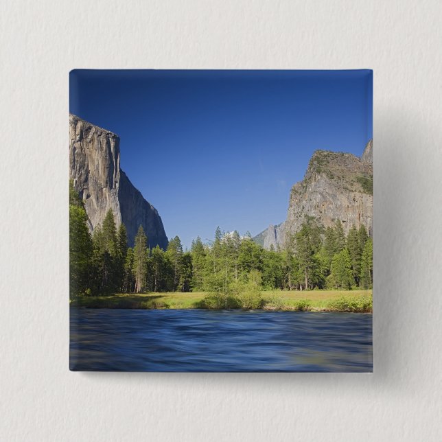 Chapa Cuadrada CA, Yosemite NP, Valley view con El Capitan, (Anverso)