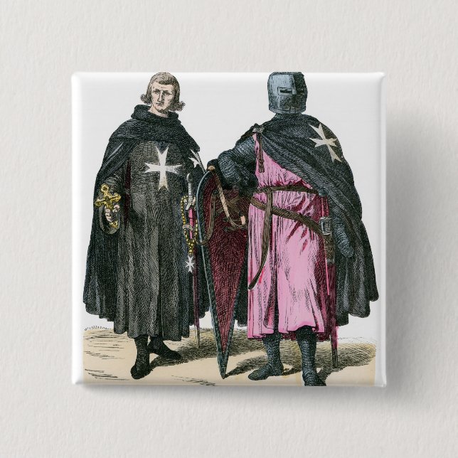 Chapa Cuadrada Caballeros de la orden de St John (Anverso)