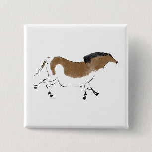 Chapa Cuadrada Caballo chino