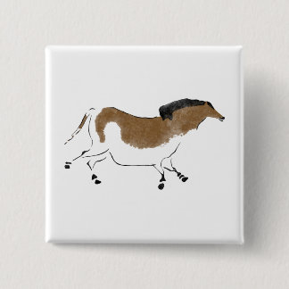 Chapa Cuadrada Caballo chino
