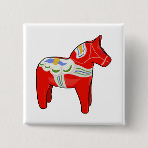 Chapa Cuadrada Caballo dalecareño