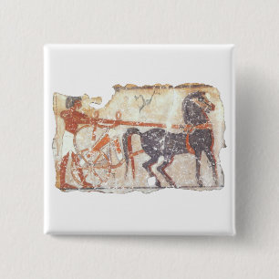 Chapa Cuadrada Caballo y carruaje