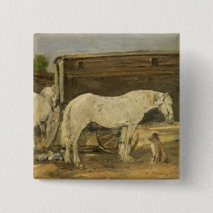 Chapa Cuadrada Caballos gitanos, c.1885-90 (aceite en lona)