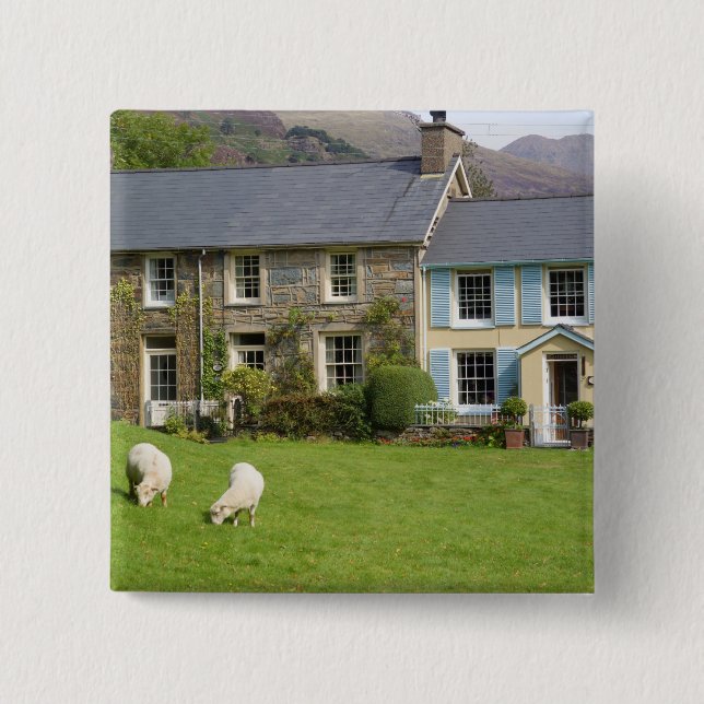 Chapa Cuadrada Cabañas, Beddgelert, Gwynedd, Gales (Anverso)