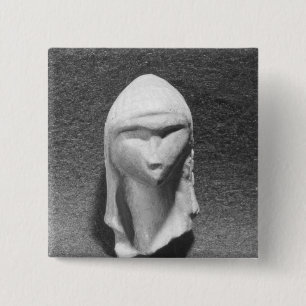 Chapa Cuadrada Cabeza de una mujer conocida como Venus de