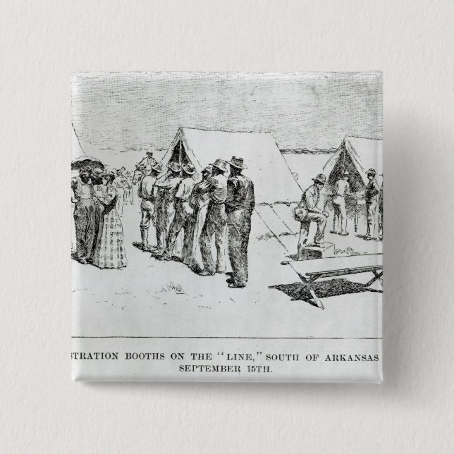 Chapa Cuadrada Cabinas del registro (Anverso)