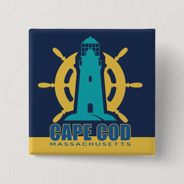 Chapa Cuadrada Cabo Cod Massachusetts (Anverso)