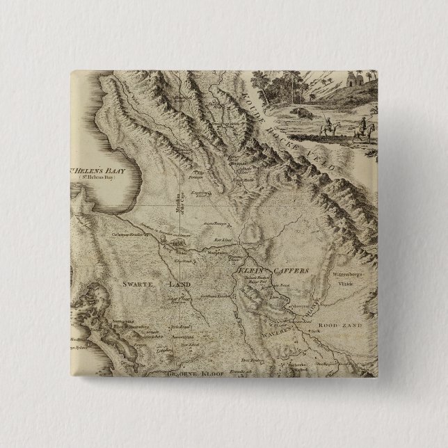 Chapa Cuadrada Cabo de Buena Esperanza 2 (Anverso)