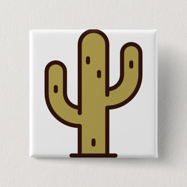 Chapa Cuadrada cactus (Anverso)