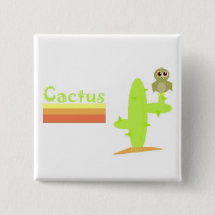 Chapa Cuadrada Cactus