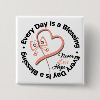 Chapa Cuadrada Cada día es una bendición - espero que el cáncer d