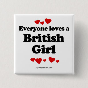 Chapa Cuadrada Cada uno ama a un chica británico