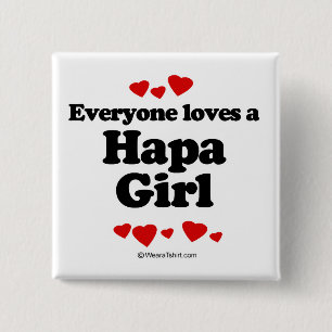 Chapa Cuadrada Cada uno ama a un chica de Hapa