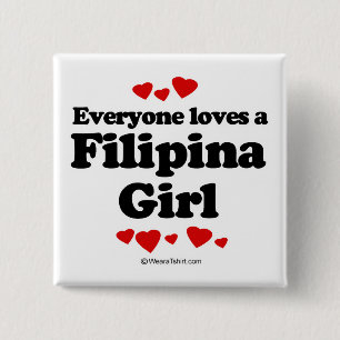 Chapa Cuadrada Cada uno ama a una filipina
