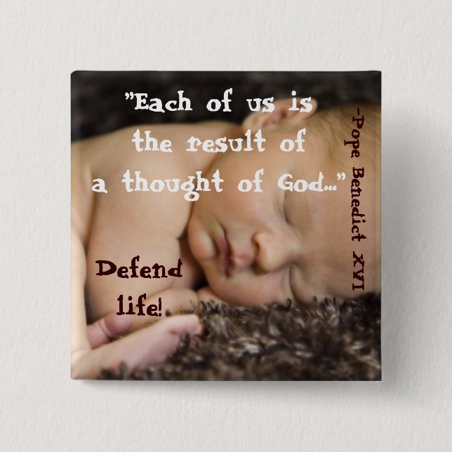 Chapa Cuadrada Cada uno de nosotros es el resultado de un (Anverso)