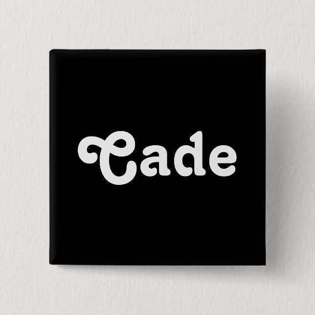 Chapa Cuadrada Cade de botones (Anverso)