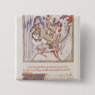 Chapa Cuadrada Cadmus, fundador de Thebes