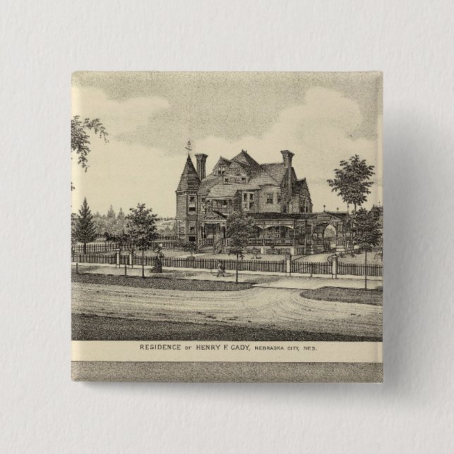 Chapa Cuadrada Cady y Kilpatrick, Nebraska (Anverso)
