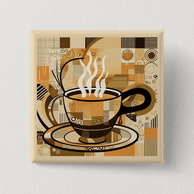 Chapa Cuadrada Café (Anverso)