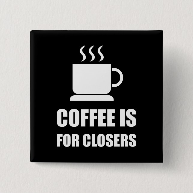 Chapa Cuadrada Cafés para el representante de las ventas de (Anverso)