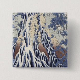 Chapa Cuadrada Caída de Kirifuri en el soporte de Kurokami