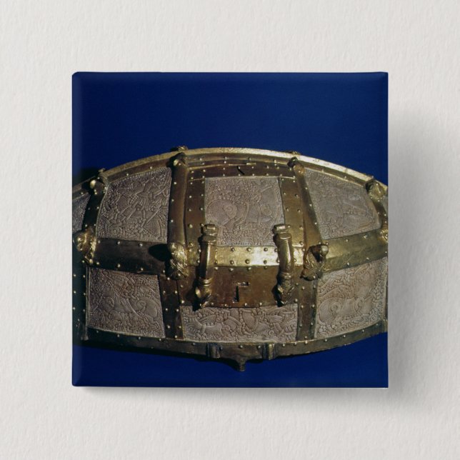 Chapa Cuadrada Caja de Viking para el oro (Anverso)
