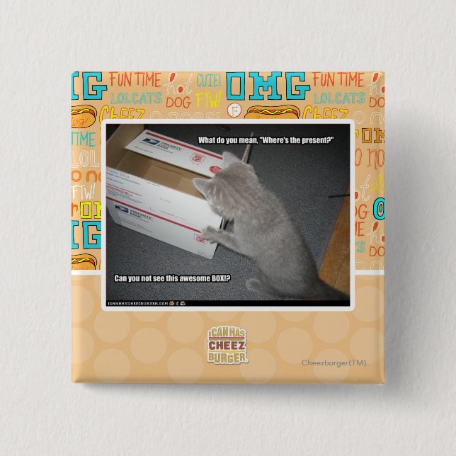 Chapa Cuadrada Caja impresionante (Anverso)