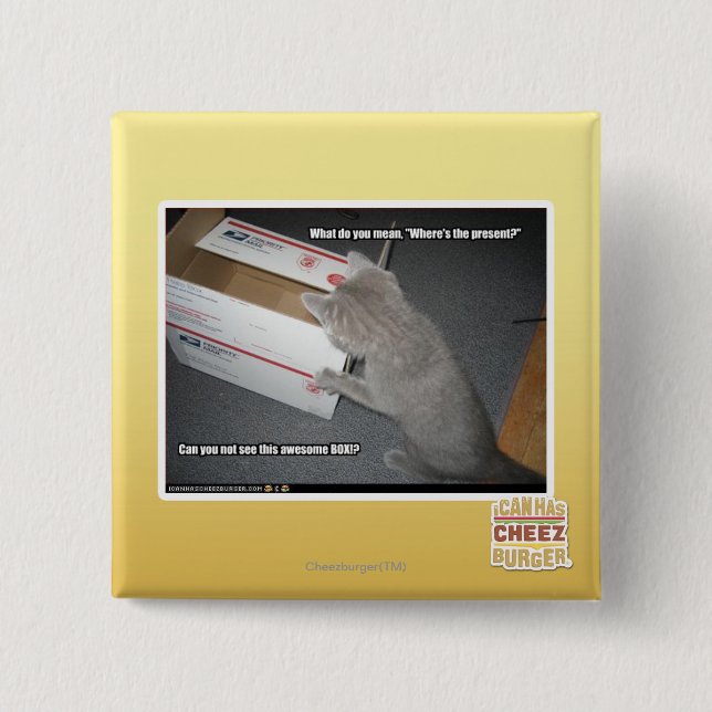 Chapa Cuadrada Caja impresionante (Anverso)