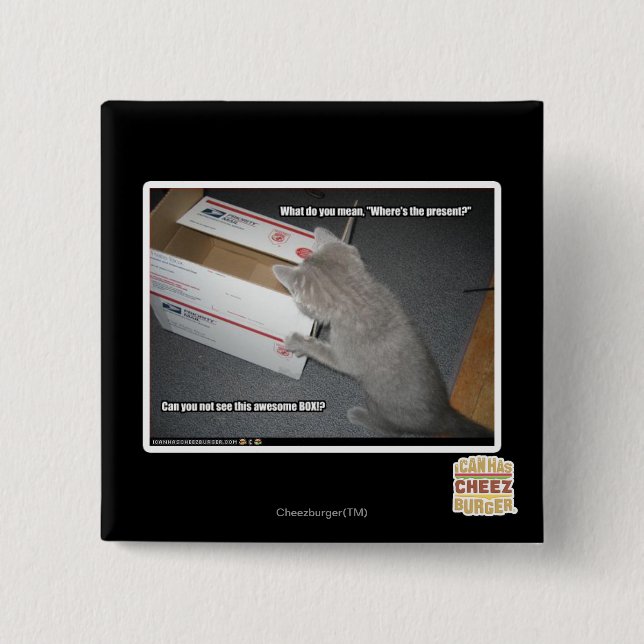 Chapa Cuadrada Caja impresionante (Anverso)