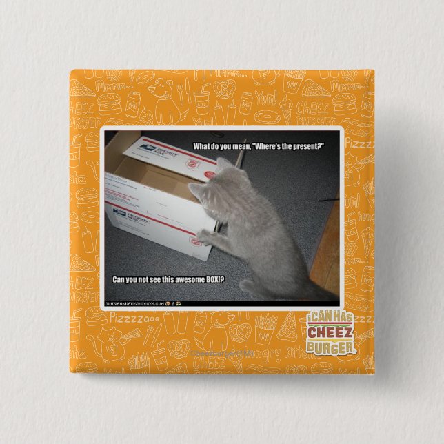 Chapa Cuadrada Caja impresionante (Anverso)