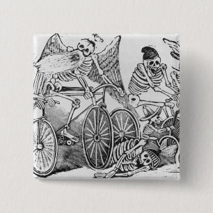 Chapa Cuadrada Calavera del siglo XX