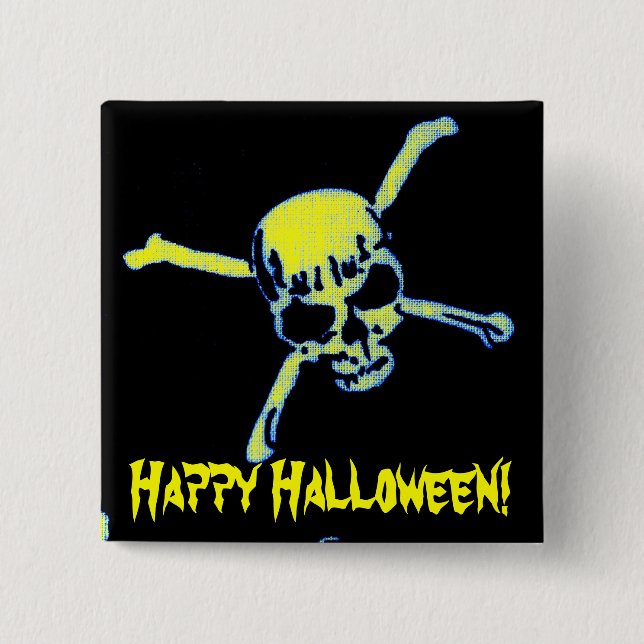 Chapa Cuadrada Calaveras 5 (Anverso)