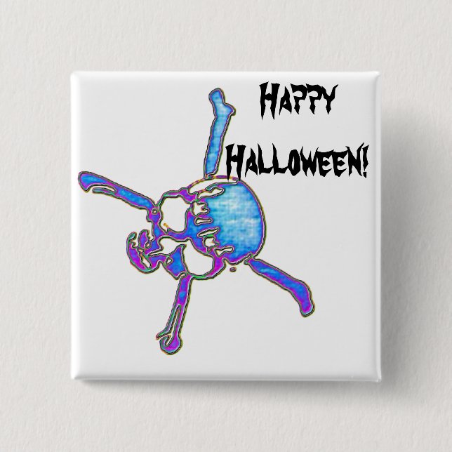 Chapa Cuadrada Calaveras 6 (Anverso)